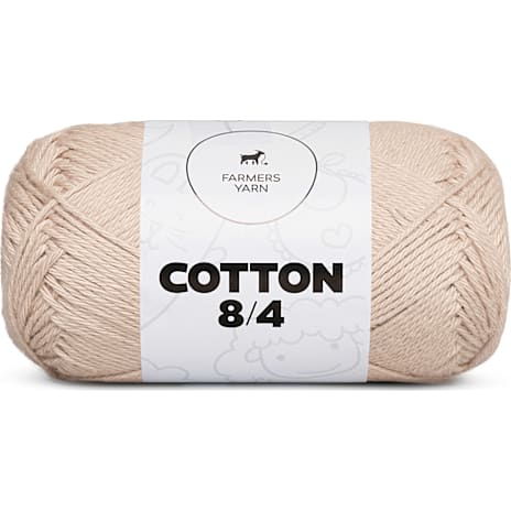 farmers yarn 8/4 bomuldsgarn - sand 82