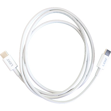 Leki ladekabel 1 meter - hvid 1 stk.
