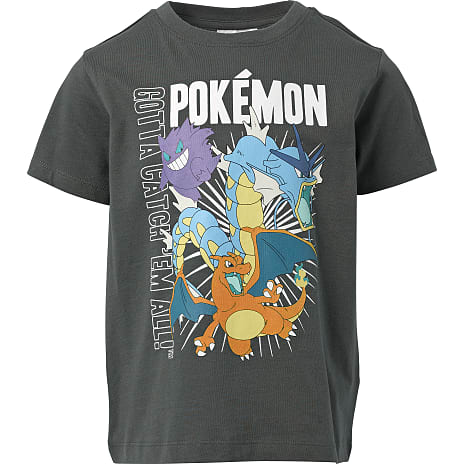 Pokémon T-shirt Str. 134/140 Grå