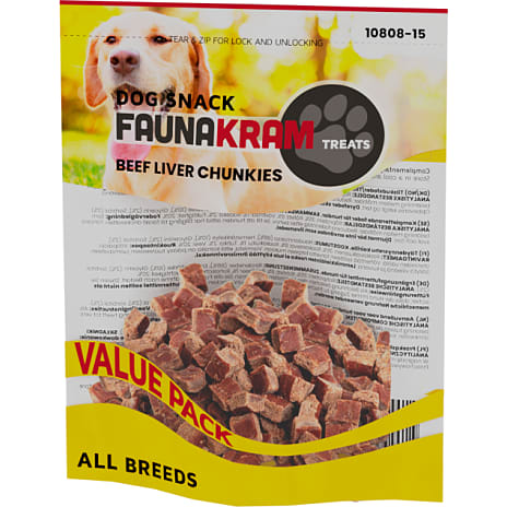 Faunakram Value Pack Beef/Liver Chunkies