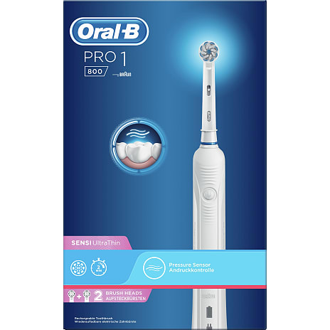 fordomme Produktion Næste Oral-B Pro800 elektrisk tandbørste - hvid | Køb på føtex.dk!
