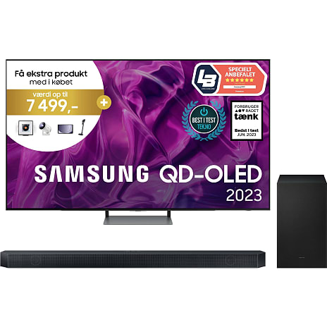 Samsung TQ77S92C 77" QD-OLED TV med HW-Q710C soundbar