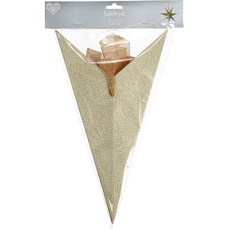 Julefryd Dekorationsstjerne Med Glitter 70 cm Guld