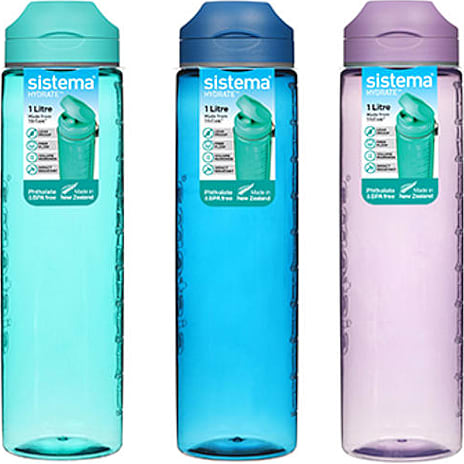 Sistema Tritan Drikkedunk 1 liter Assorteret