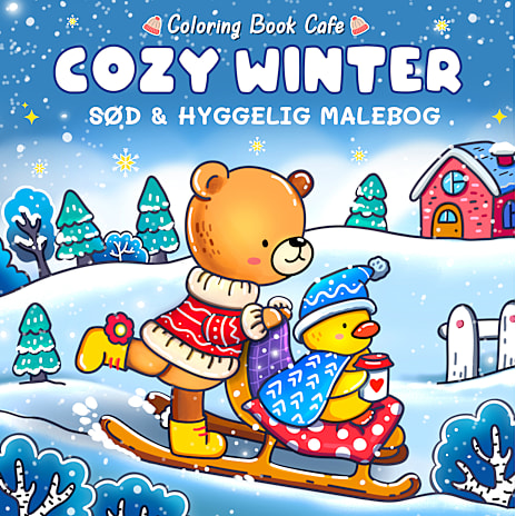 Legind Cozy Winter Coloring Book Café