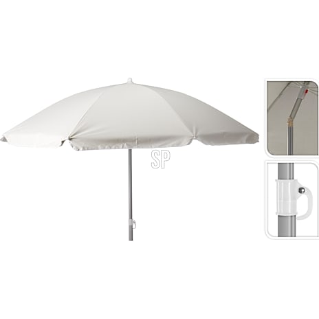 Andre mærker Strandparasol cremefarvet