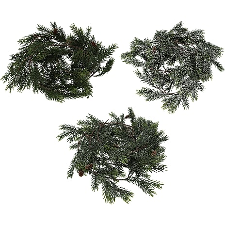 Jul Kunstig Gran Guirlande 180 cm Assorteret