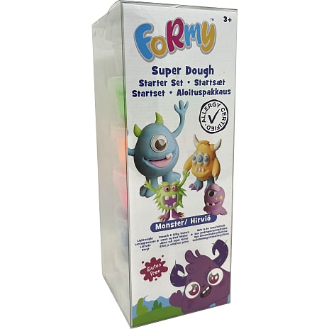 Formy Super Dough Modellervoks Starterpakke Monstre