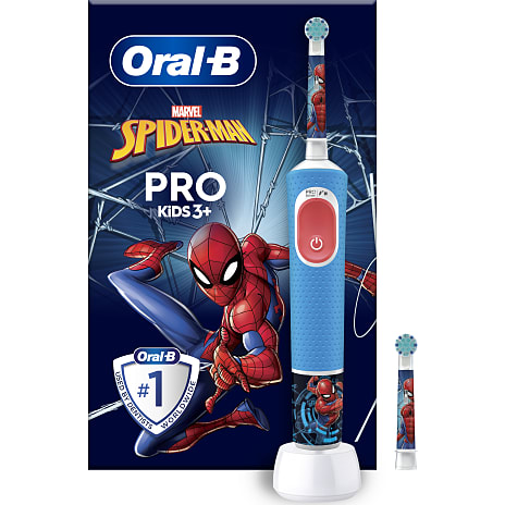 Oral-B Pro Kids 3+ elektrisk tandbørste - Spiderman 1 stk.