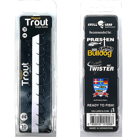 Skull Gear Rigged Trout Enkeltkrog #4