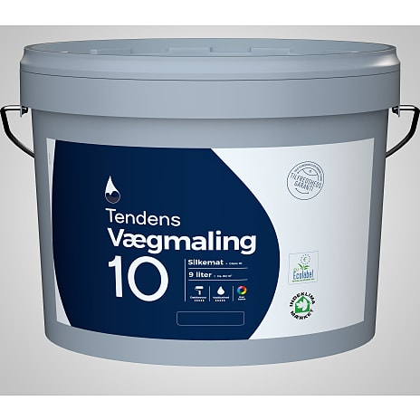 Tendens vægmaling silkemat 10 9 liter 9000 ml