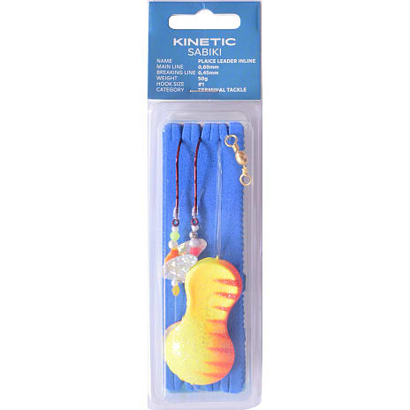 Kinetic Sabiki Plaice Leader Inline Forfang 50 g