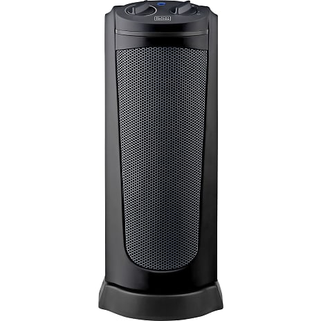 Black+Decker Keramisk Varmeblæser Tårn Sort
