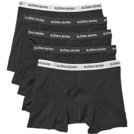 Björn Borg Herre Tights 5-pak Str. 2XL Sort