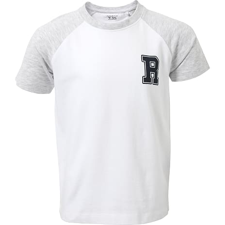 VRS Børne T-shirt Str. 122/128 Hvid