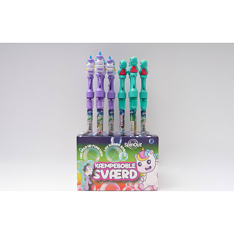 SpinOut sæbeboblefigur – flere varianter – assorteret 1 stk.