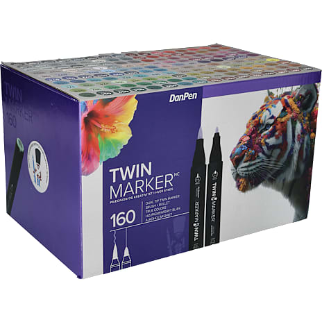 DanPen Twinmarkers 160 stk 1 stk.