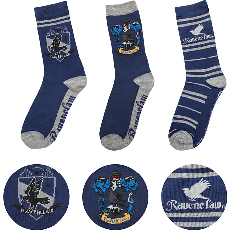 Harry Potter Ravenclaw Sokker Sæt Af 3
