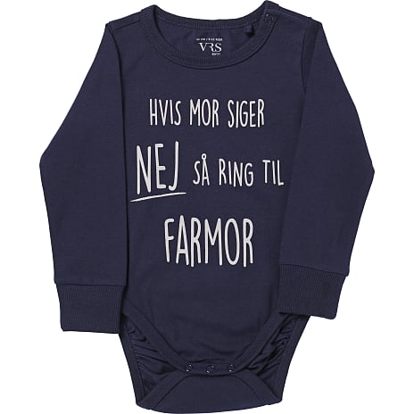 VRS Baby Body Str. 80 Mørkeblå