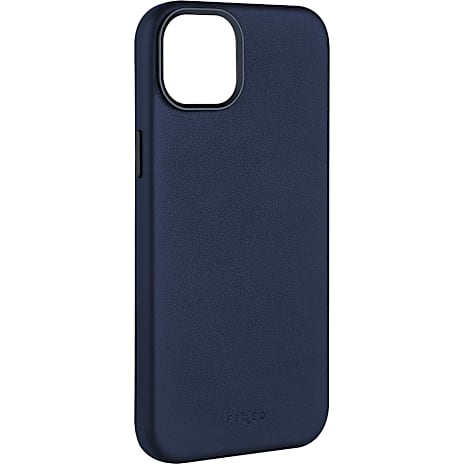 Fixed MagLeather Cover til iPhone 16 Plus Blå