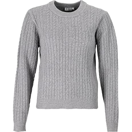 VRS Dame Kabelstrik Str. 2XL Grå
