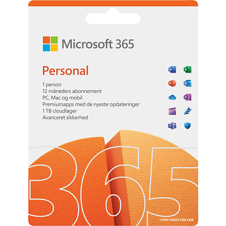 Microsoft 365 Personal 1 Enhed 1 År
