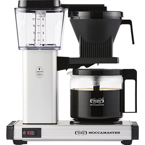 Moccamaster One Switch Kaffemaskine sølvfarvet