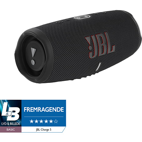 Hovedkvarter husdyr logo JBL Charge 5 Bluetooth højttaler - sort | Køb på Bilka.dk!