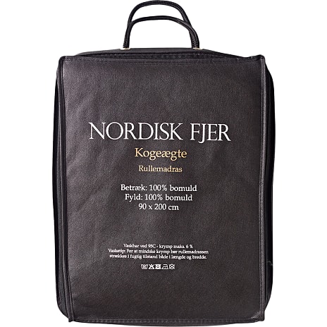 Nordisk Fjer kogeægte rullemadras - 90x200 cm 1 stk.