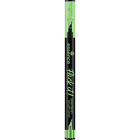 essence Precision Brush Eyeliner 01 Vandfast