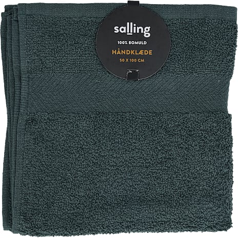 Salling håndklæde 50x100 cm - mørkegrøn 1 stk.