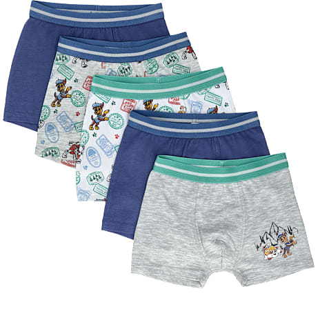 Licens Paw Patrol 5-pak boxershorts str. 86/92 - blå 1 stk.