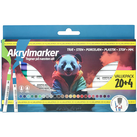 Akrylmarkers 24-pak