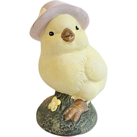 Påskefryd Påskefigur kylling med hat - assorteret