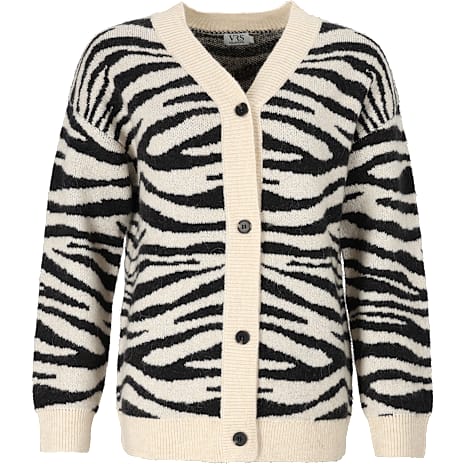 VRS dame lang cardigan str. XL - sort 1 stk.