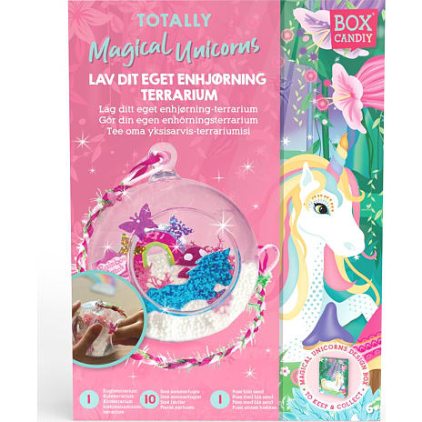 Box Candiy Terrarium Enhjørning
