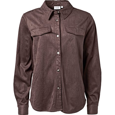 VRS Dame Skjorte Str. 2XL Brun