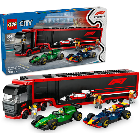 LEGO City lastbil med Formel 1 biler 60445 1 stk.