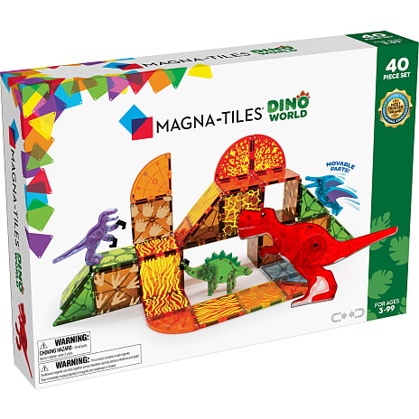 MAGNA-TILES Dino Magnetisk Byggesæt 40 Dele