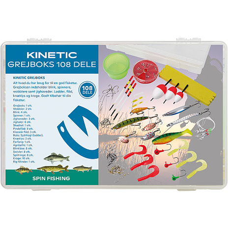 Kinetic Grejboks inkl. tilbehør