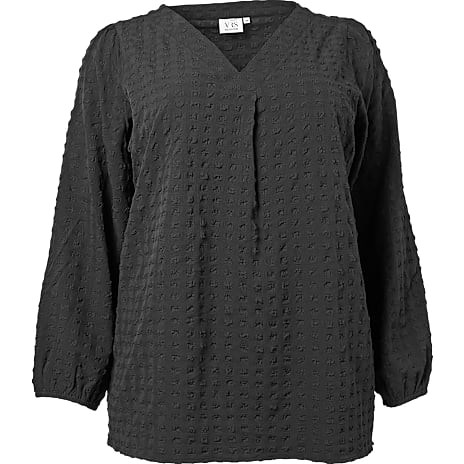 VRS Dame Bluse Str. 48 Sort