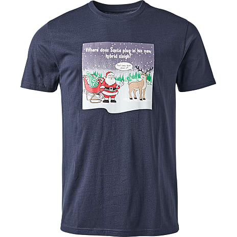 VRS Herre T-shirt Str. L Mørkeblå