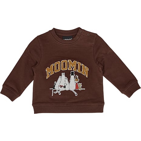 Licens Mumitrold sweatshirt str. 74/80 - brun 1 stk.