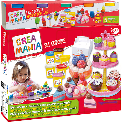 Creamania Modellervoks Cupcakes Legesæt