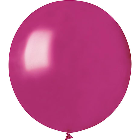 Andre Mærker Latexballoner 48 cm 3-pak - metallic bordeaux 3 stk.