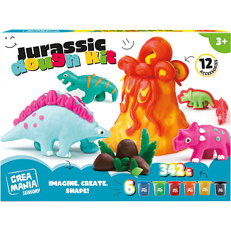 Creamania dinosaur modellervokssæt