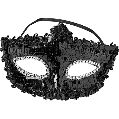 Choise by Heart Dame Halloween Maske Sort