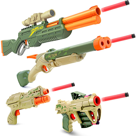 Action Zone Combat Combo Legetøjsblastersæt 4-pak