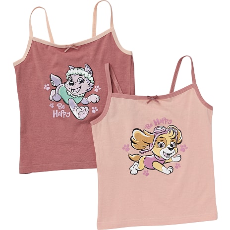 Paw Patrol 2-pak Undertrøje Str. 110/116 Lyserød