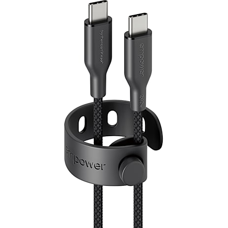 PanzerGlass Racing kabel 2 meter - Space Black 1 stk.